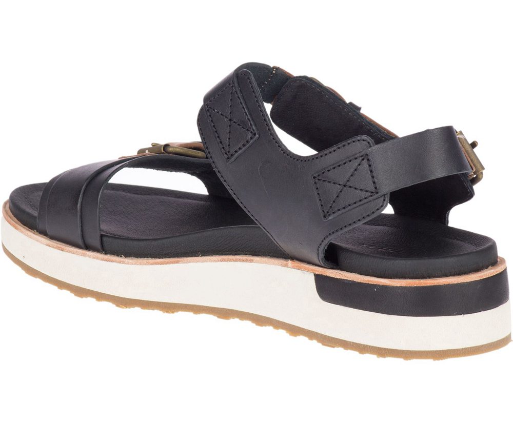 Sandalias Mujer - Merrell Roam Buckle - Negras - XZIJ-85261